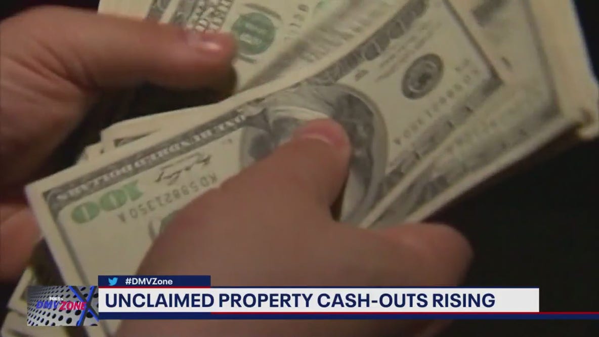 Unclaimed property cash-outs rising